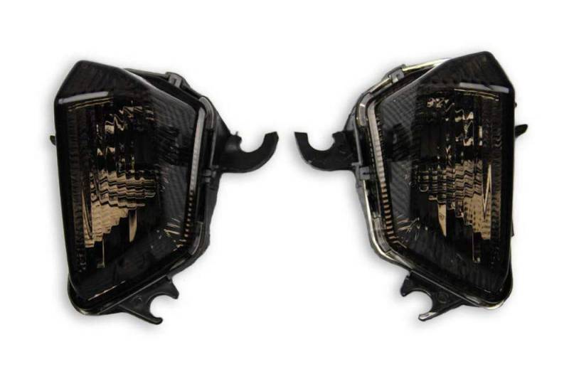 avdb-moto Paar Vorne Blinker Vordere kompatibel mit KAWASAKI Z 1000 SX Z1000SX ZXT00G 2011-2013, Z 1000 SX Z1000SX ZXT00L 2014-2016 (Led Schwarz Getönt) von aVDB