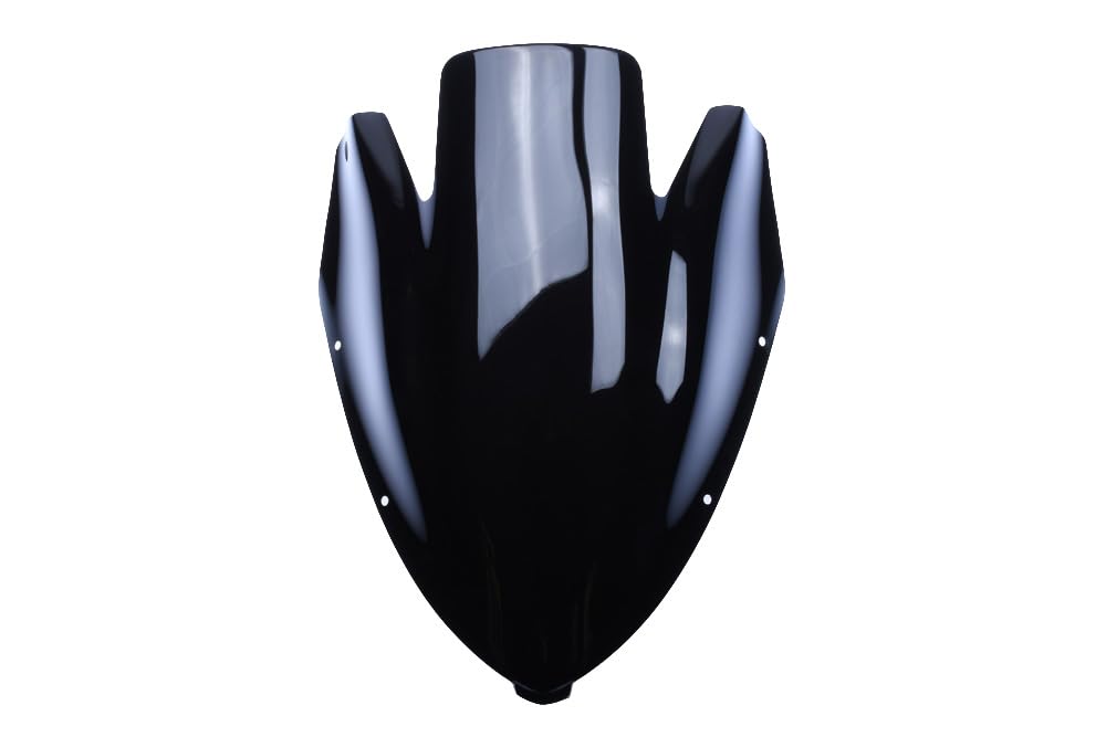avdb-Moto Windschild/Windschutzscheibe kompatibel mit Kawasaki ER6 F ER-6F 2005-2008 Polycarbonat (Schwarz) von aVDB