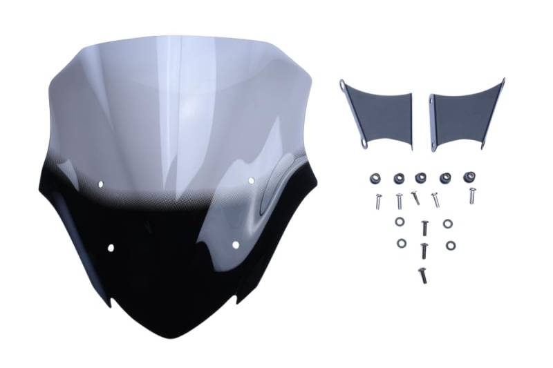 avdb-Moto Windschild/Windschutzscheibe kompatibel mit Yamaha MT09-SP / FZ09-SP 2017-2020 Polycarbonat (Zweifarbig) von aVDB