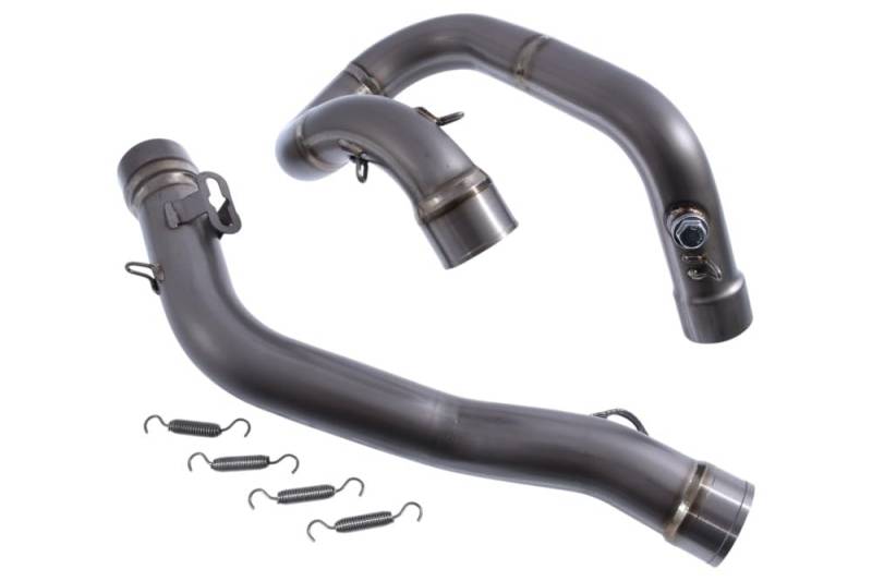 avdb-Moto 4Takt Off-Road-Krümmer D:50mm kompatibel mit KTM EXCF 250 EXC-F 2020-2023, EXCF 350 EXC-F 2020-23, Husqvarna FE 250 2020-23, FE 350 2020-23, GASGAS EC 250 F 2021-23 Titan von aVDB