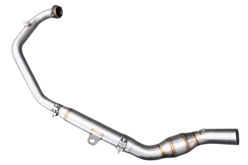 avdb-Moto Auspuffkrümmer/Auspuffleitung D:51mm kompatibel mit CF Moto 250NK 2020-2024 in Edelstahl von aVDB