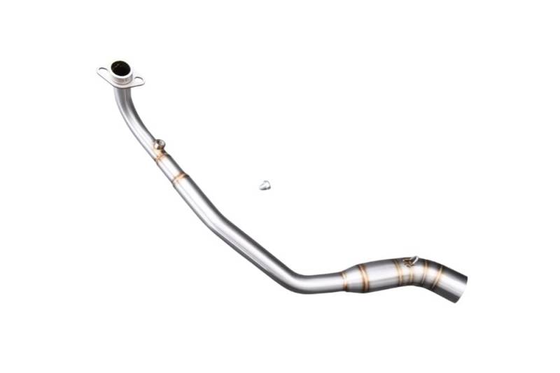 avdb-moto Auspuffkrümmer/Auspuffleitung D:51mm kompatibel mit KAWASAKI Z125 PRO BR125 2017-2024 in Edelstahl von aVDB
