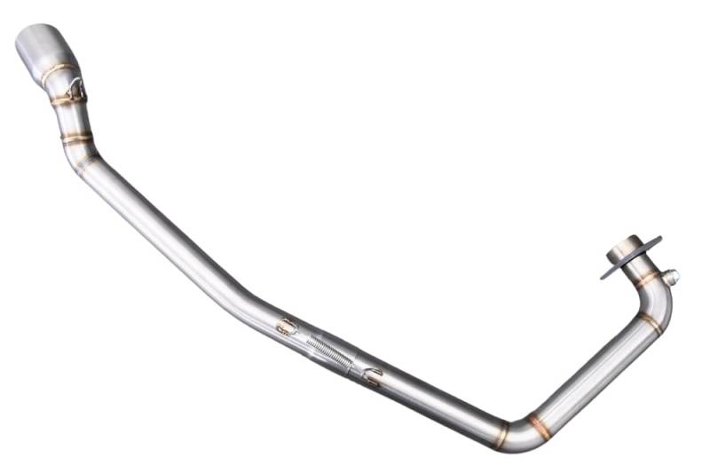 avdb-Moto Auspuffkrümmer/Auspuffleitung D:51mm kompatibel mit Suzuki GSXR 125 WDL0 2017-2024, GSX-S 125 WDL0 2017-2024 in Edelstahl von aVDB