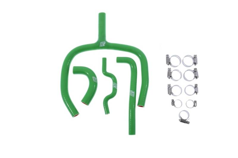 avdb-moto Wasser kühlerschlauch-Set kompatibel mit KAWASAKI KX 250 F KXF 2009-2011, KX 250 F KXF 2012, KX 250 F KXF 2013-2016 (Grün) von aVDB