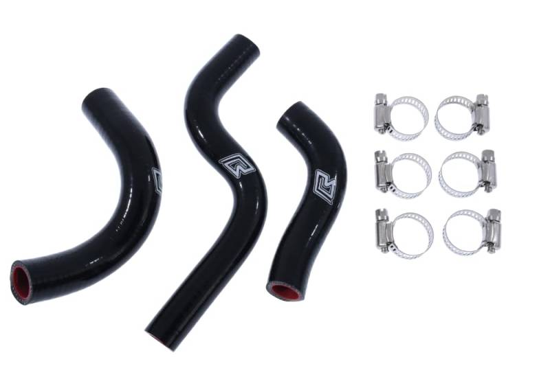 avdb-moto Wasser kühlerschlauch-Set kompatibel mit KAWASAKI KX85/KX85 II BIG WHEELS 2014-2025, KX 100 2014-2021, KX 112 2022-2025 (Schwarz) von aVDB