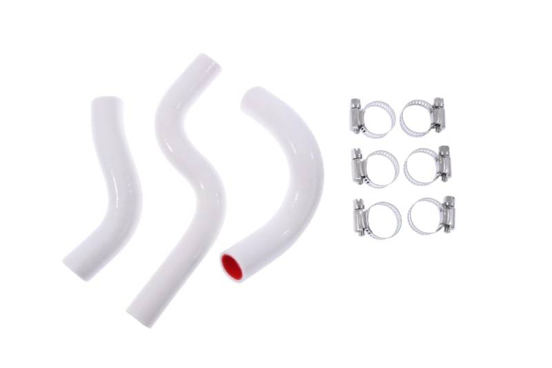 avdb-moto Wasser kühlerschlauch-Set kompatibel mit KAWASAKI KX85/KX85 II BIG WHEELS 2014-2025, KX 100 2014-2021, KX 112 2022-2025 (Weiss) von aVDB