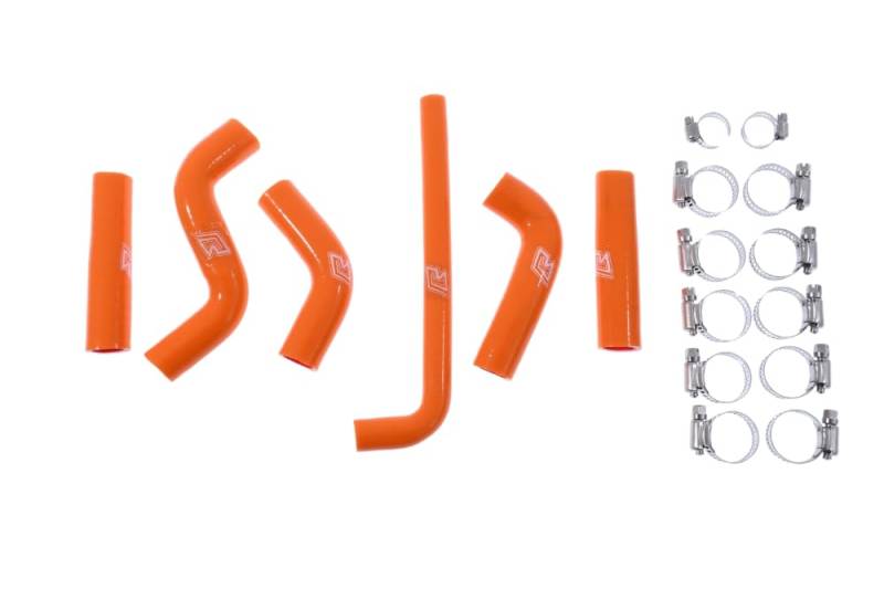 avdb-moto Wasser kühlerschlauch-Set kompatibel mit KTM EXC 400 RACING/SIX DAYS 2003-2007, EXC 450 RACING/SIX-DAYS 2003-2007, EXC 525 RACING/SIX DAYS 2003-2007 (Orange) von aVDB