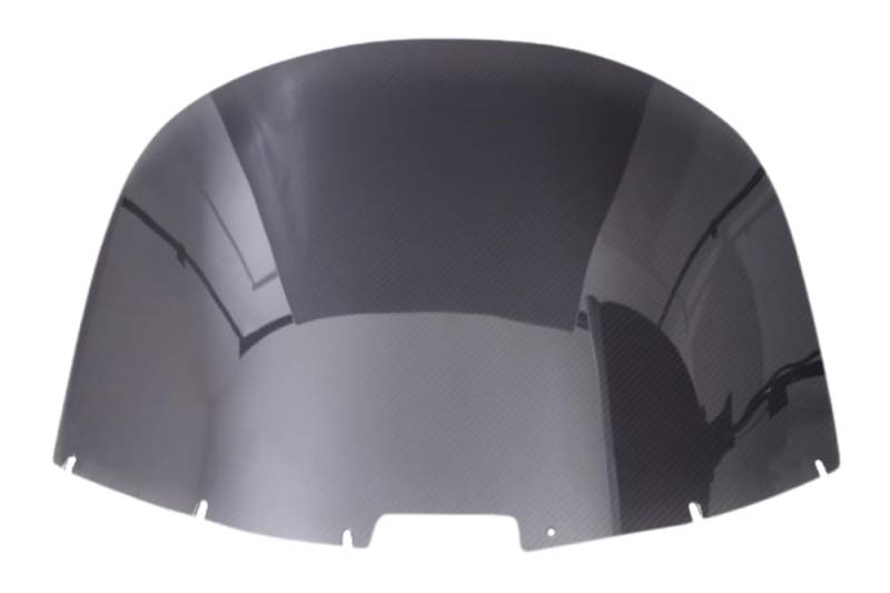 avdb-moto Windschild / Windschutzscheibe kompatibel mit YAMAHA ROYAL STAR 1300 1999-2009, ROYALSTAR VENTURE 1300 S 2008 - 2013, MIDNIGHT VENTURE 1300 2002 - 2007 Polycarbonat ( Schwarz ) von aVDB