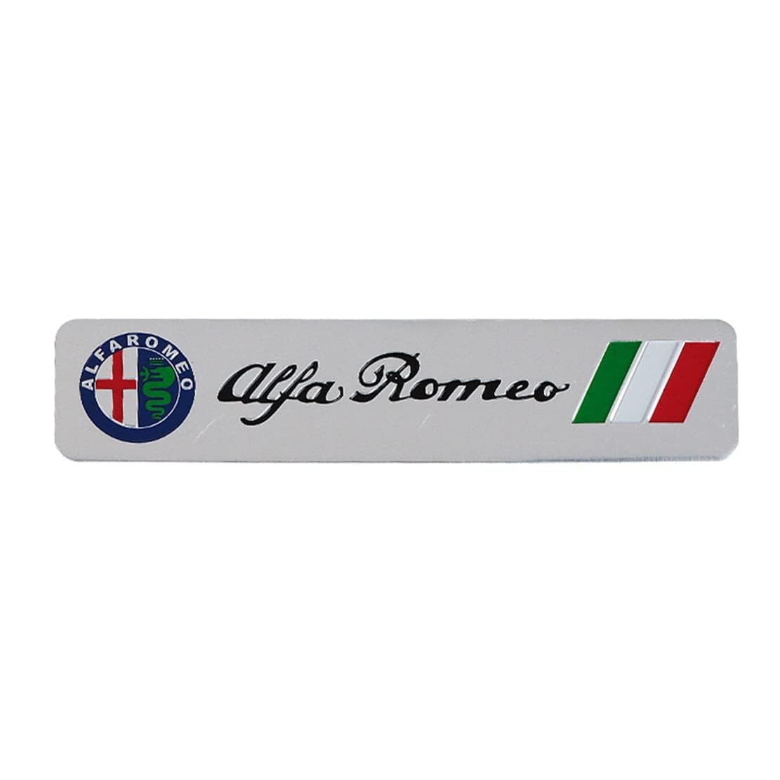 Logo Auto Emblem für Alfa Romeo Giulia Stelvio Brera 147 156 159 166 Giulietta Mito, Abzeichen Logo Buchstaben Wort Emblem Aufkleber, Zeichen Emblem Logo Abzeichen Sticker Abziehbilder von abrupt