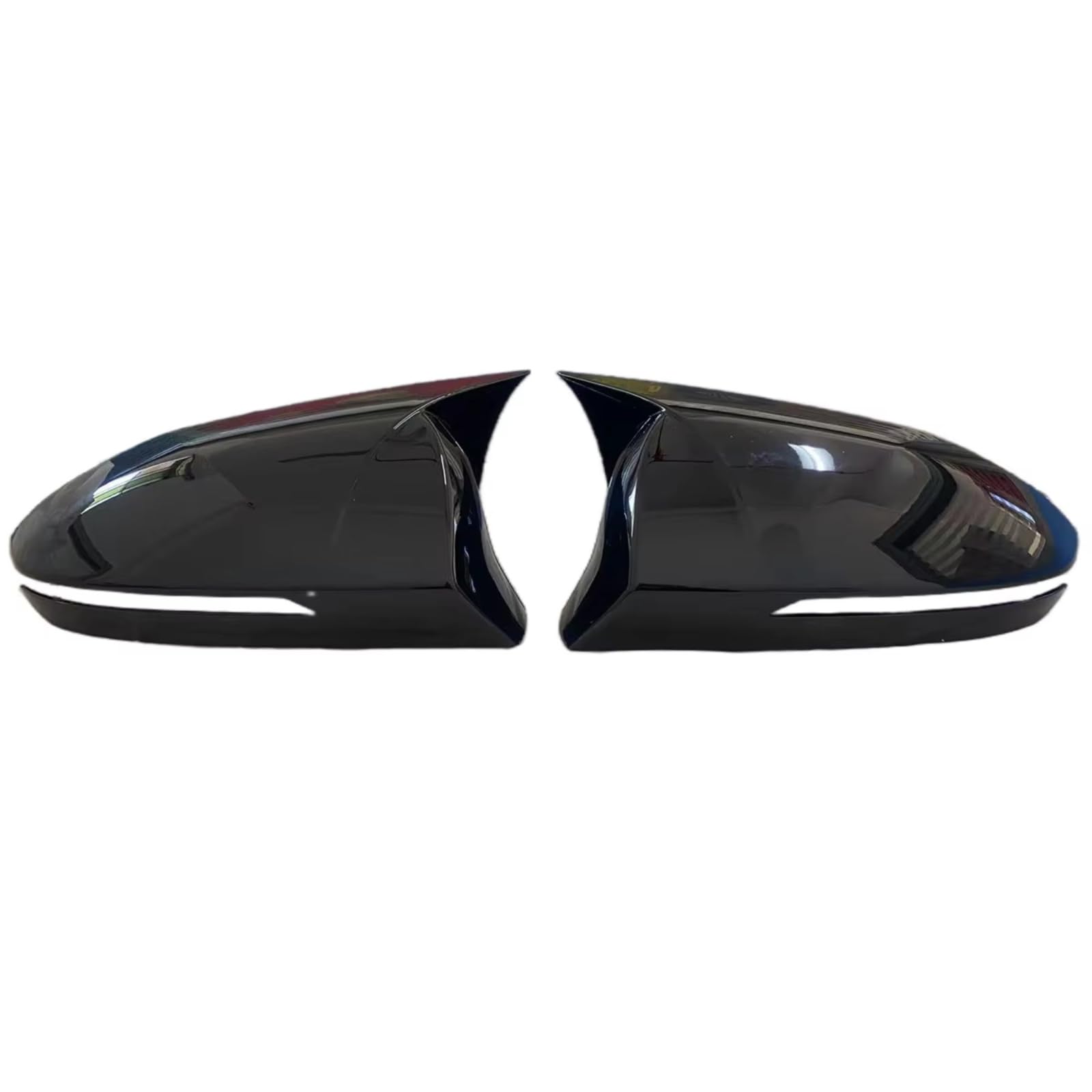 Kompatibel Mit Hyundai Für Tucson NX4 2021 2022 2023 Seitenspiegel-Abdeckkappen Rückspiegelschalenverkleidung Hinzufügen Von Autozubehör(Glossy Black) von abywrpagg