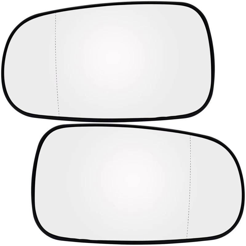 Kompatibel Mit Saab Für 9-3 9-5 2002 2003 2004 2005 2006 2007 2008 2009 2010 2011 2012 Seitenspiegelglas Beheizt OEM: 12795601 12795611(Pair) von abywrpagg
