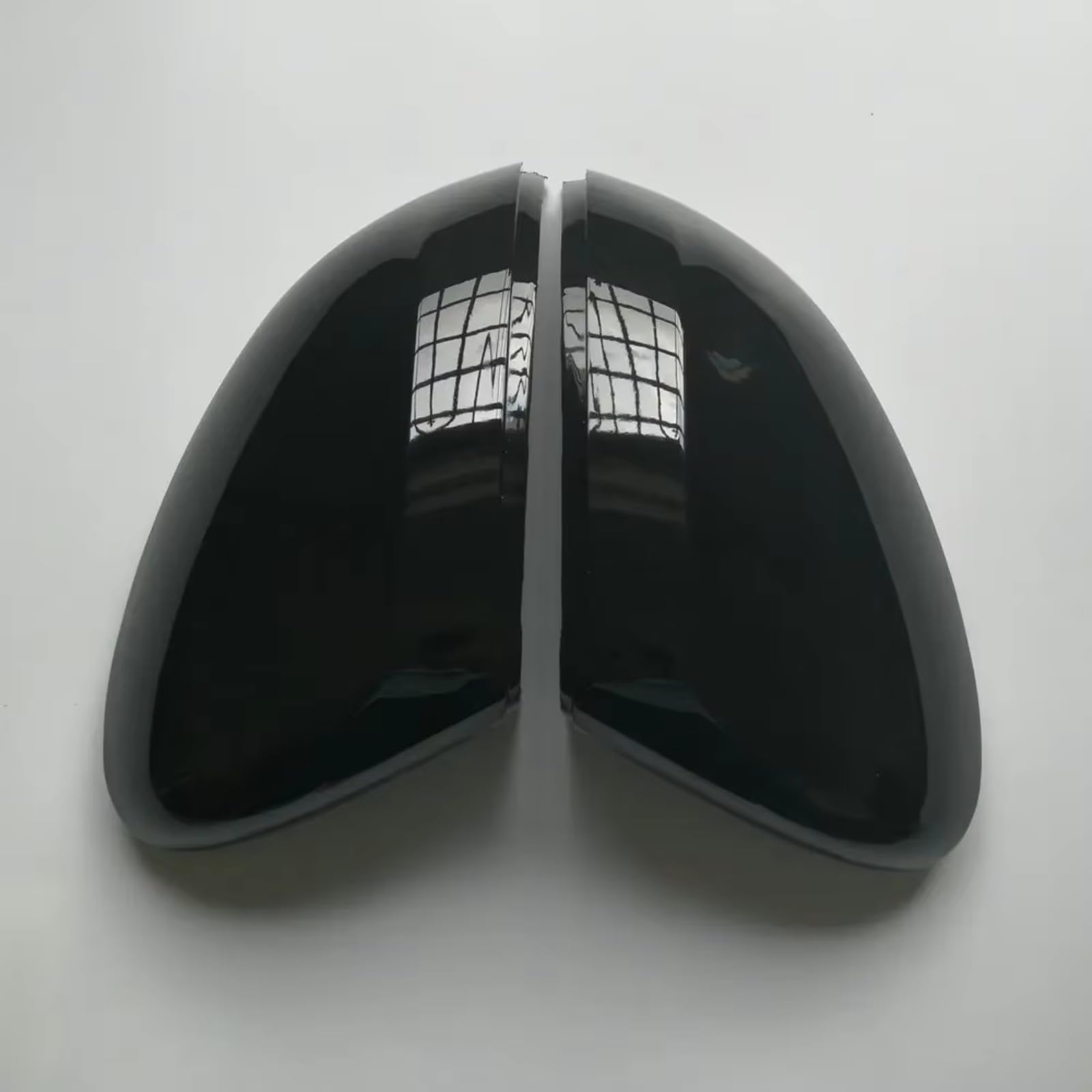 Kompatibel Mit VW Für Passat B8 Für Arteon 2015 2016 2017 2018 2019 2020, 2 Stück Schwarze Seitenrückspiegelabdeckungen, Autozubehör(Has blind spot Hole) von abywrpagg