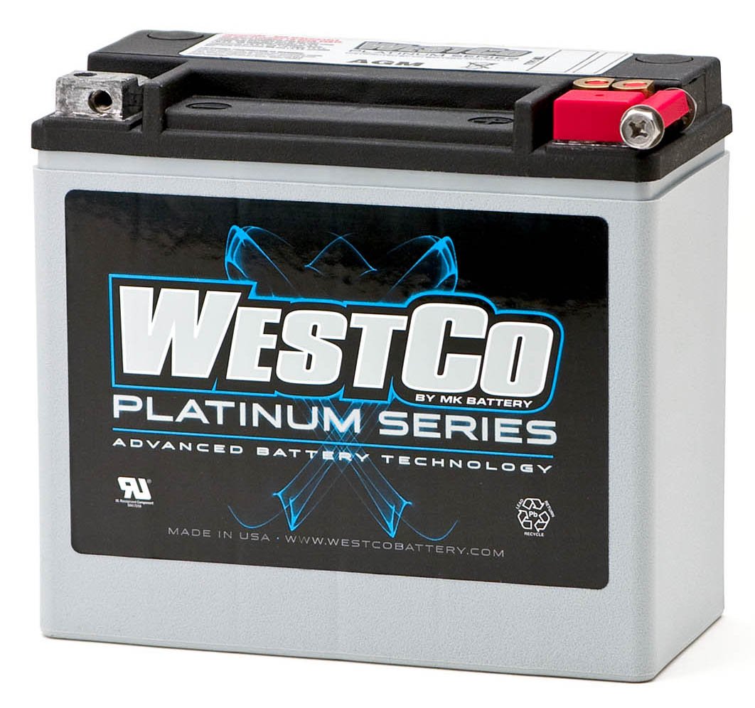 WCP20L Wartungsfreie AGM Batterie von WESTCO für Harley Davidson Modelle 65989-97A, 65989-97B, 65989-97C, 65989-97D, 11-524, YTX20L-BS, YTX20HL-BS, HVT-01 von accuZentrale Fürth