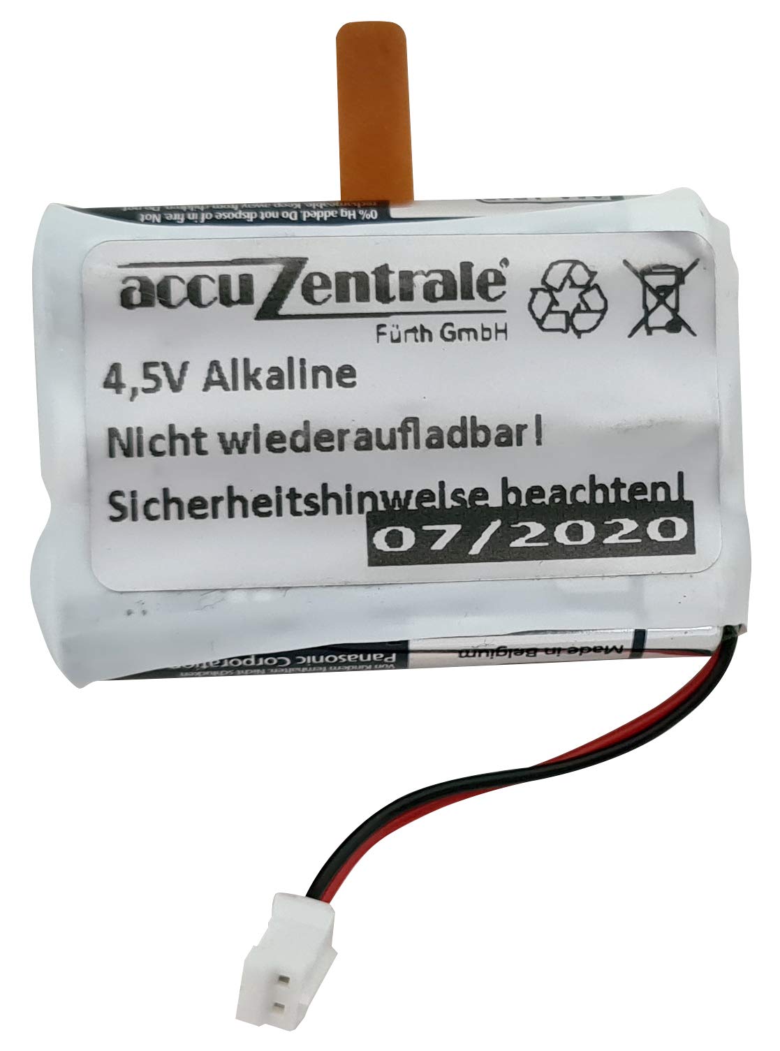 accuzentrale Konfektion Batterie passend für Safe-O-Tronic 38400200 von accuzentrale