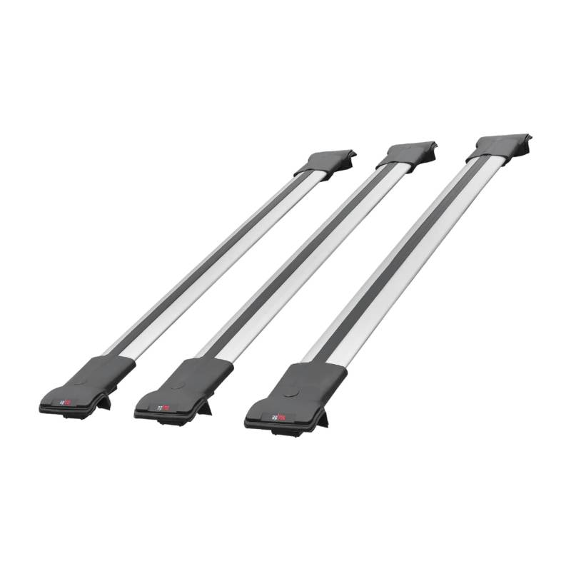 acpar Kompatibel mit Ford Expedition 2018-2024 Fly Model Relingträger Dachträger Auto Gepäckträger Grau Aluminium 3 Stangen von acpar