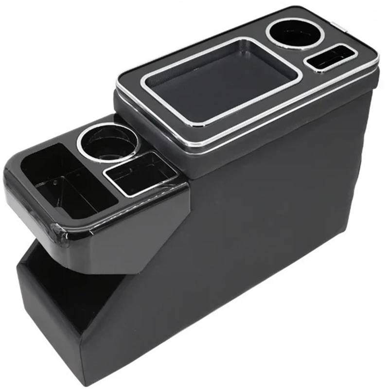 Auto Armlehne Box FÜR Suzuki FÜR Solio 2011-2016 Reihe Vorne Geländer Box Set Allgemeine Business Armlehne Zentrale Shop Business Auto Mittelkonsole Auto Armlehnenbox(1TH Black) von aejghfwjh