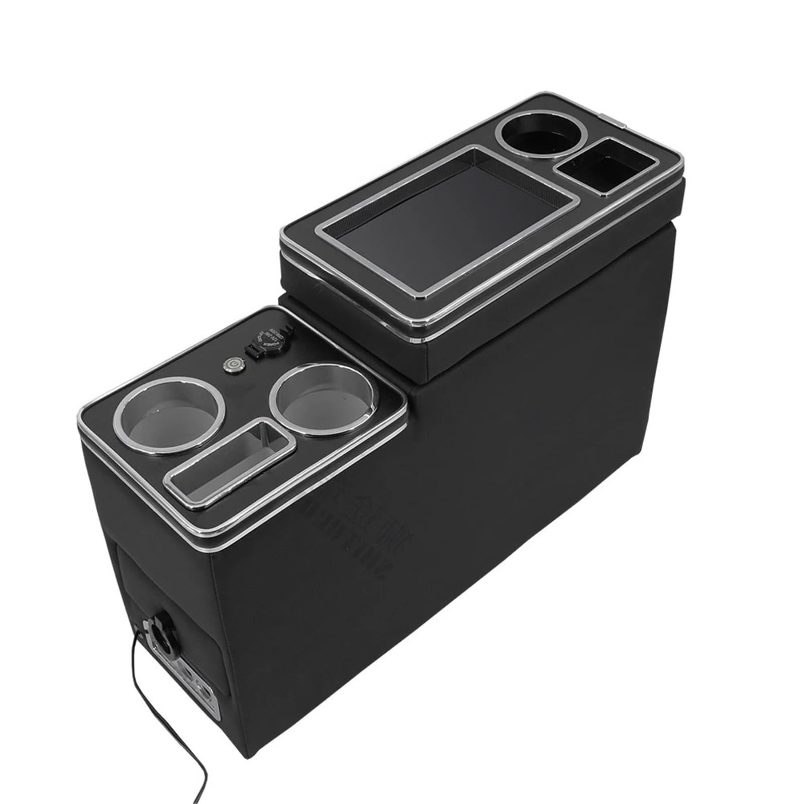 Auto Armlehne Box FÜR Suzuki FÜR Solio 2011-2016 Reihe Vorne Geländer Box Set Allgemeine Business Armlehne Zentrale Shop Business Auto Mittelkonsole Auto Armlehnenbox(4TH Black) von aejghfwjh