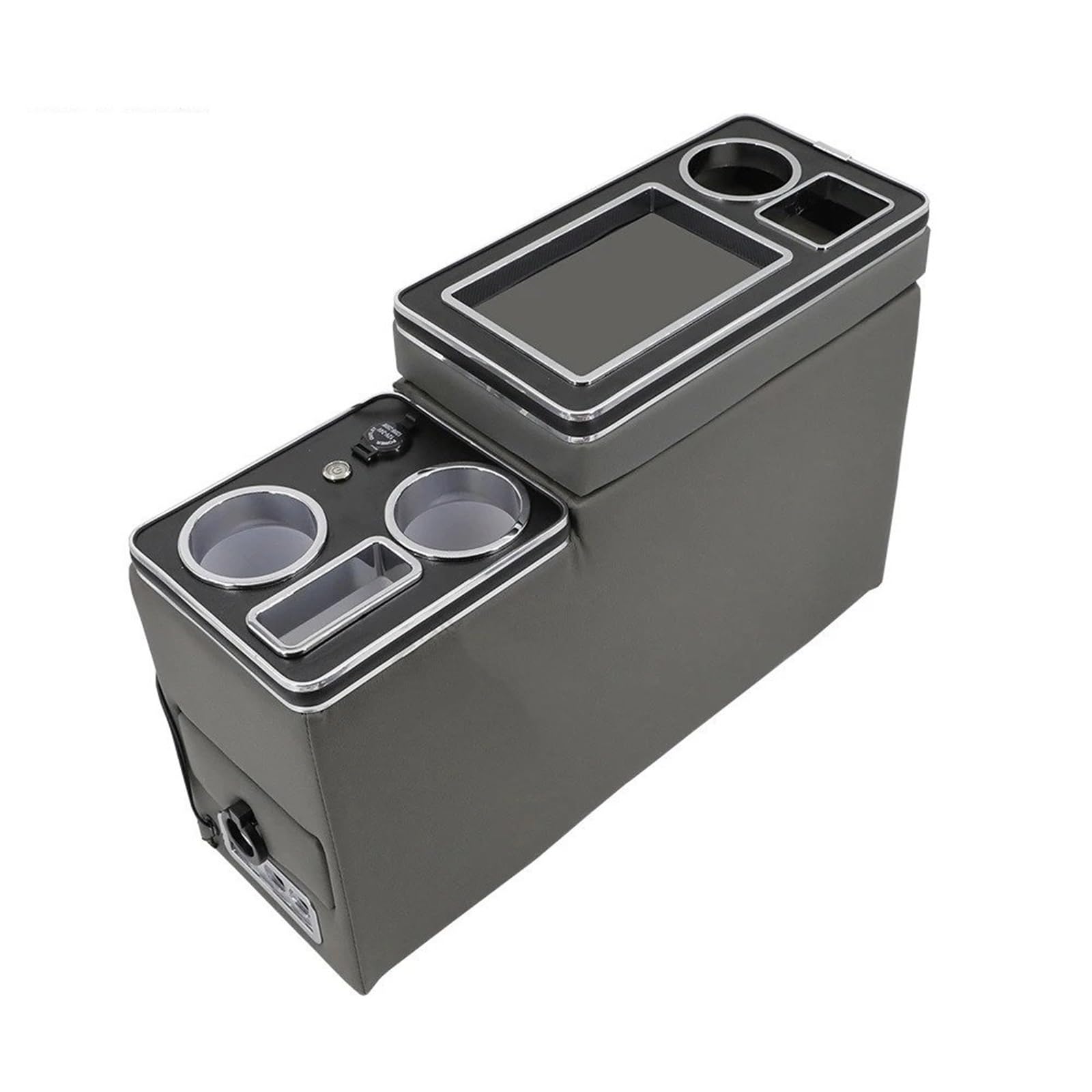 Auto Armlehne Box FÜR Suzuki FÜR Solio 2011-2016 Reihe Vorne Geländer Box Set Allgemeine Business Armlehne Zentrale Shop Business Auto Mittelkonsole Auto Armlehnenbox(4TH Gray) von aejghfwjh