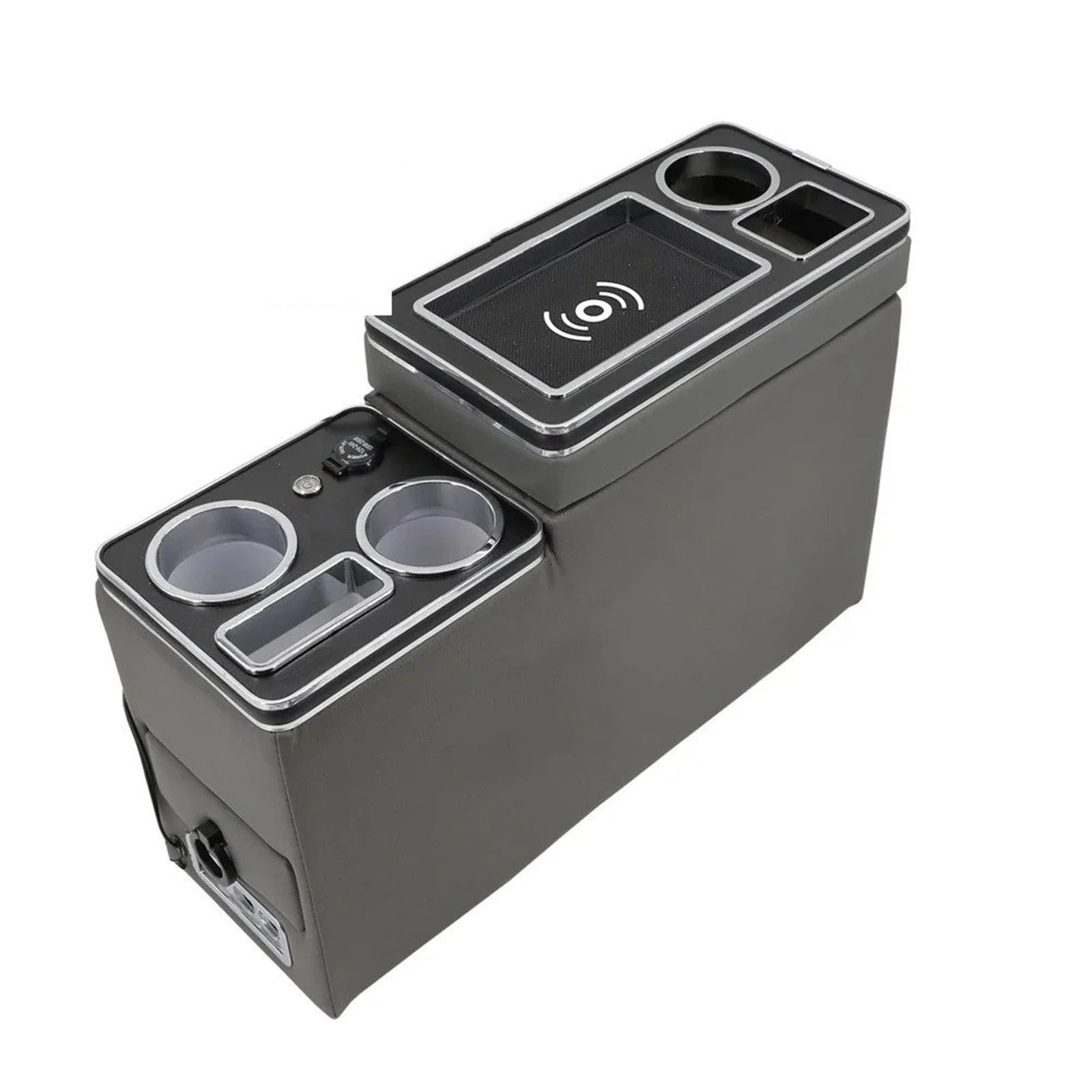 Auto Armlehne Box FÜR Suzuki FÜR Solio 2011-2016 Reihe Vorne Geländer Box Set Allgemeine Business Armlehne Zentrale Shop Business Auto Mittelkonsole Auto Armlehnenbox(5TH Gray) von aejghfwjh