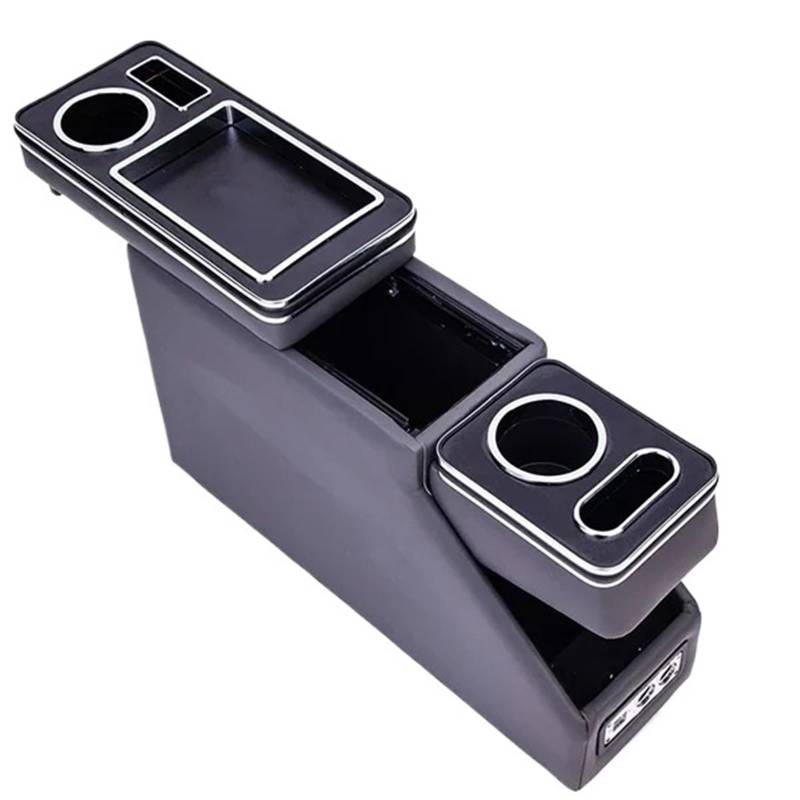 Auto Armlehne Box FÜR Toyota FÜR Wish FÜR Reihe Vorne Geländer Box Set Allgemeine Business Armlehne Zentrale Shop Business Auto 3th 15CM16CM Mittelkonsole Auto Armlehnenbox(Gray 16cm T*H3) von aejghfwjh