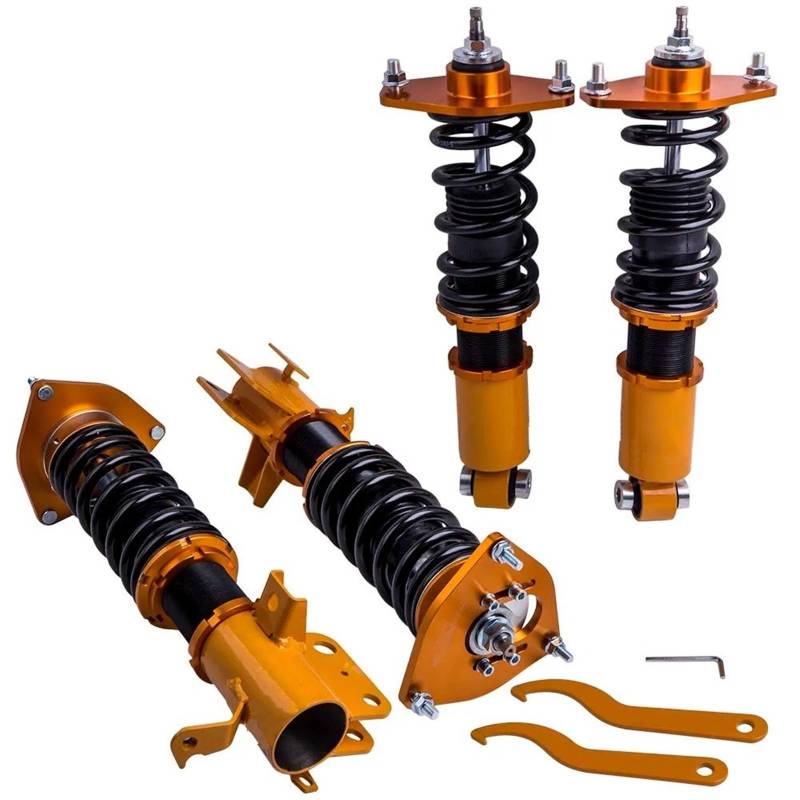 Stoßdämpfer Autos Für Subaru Für BRZ Erste Generation (ZN6/ZC6) 2012-2020 Tieferlegung Stoßdämpfer Kit 24 Wege Einstellbare Dämpfer Gewindefahrwerk Tieferlegung Kit Federbeinstoßdämpfer von aejghfwjh