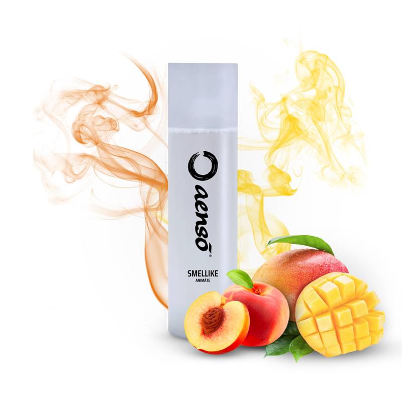 Aenso - Smellike Animate Lufterfrischer (500ml) Mango & Pfirsich Duft für dein Auto. Autoparfum, Autoduft, Duftspray von aenso