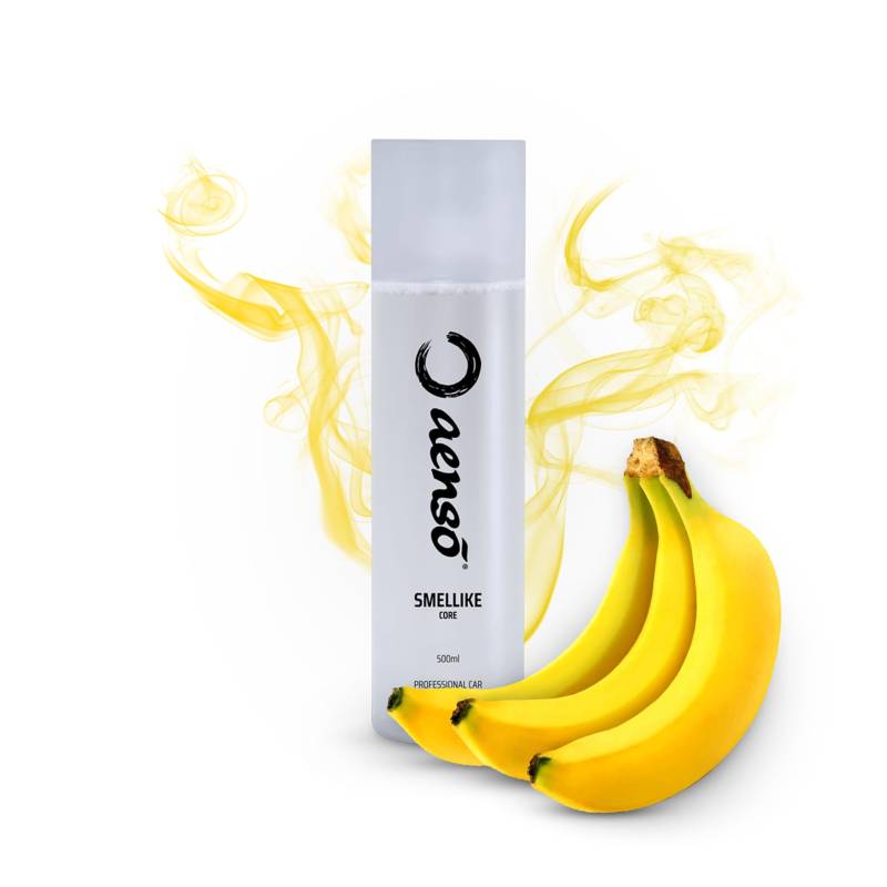 Aenso - Smellike Core Lufterfrischer (500ml) Bananen Duft für dein Auto. Autoparfum, Autoduft, Duftspray von aenso
