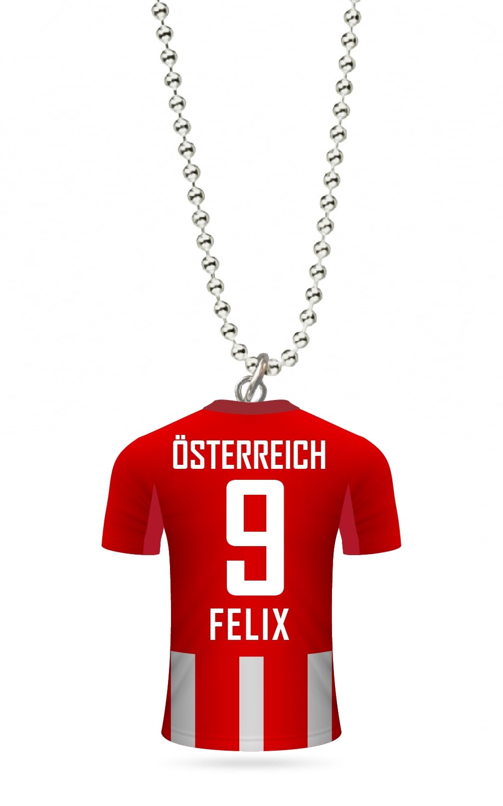 Östereich Trikot Fanartikel Fußball Kette Auto Anhänger für Autospiegel von aina