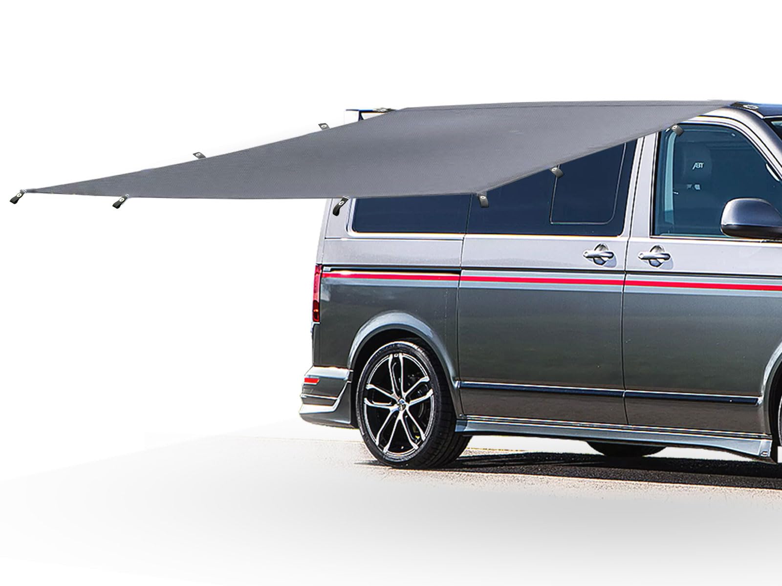 Markise, Sonnensegel mit Keder, Sonnensegel Wohnwagen, Kederschiene(4-6mm), Vw T4, T5, T6, Ersatztuch Gibt 250 X250cm, Vorzelt Wohnwagen, Auto Vorzelt, Must Have für Camper von air swimmers