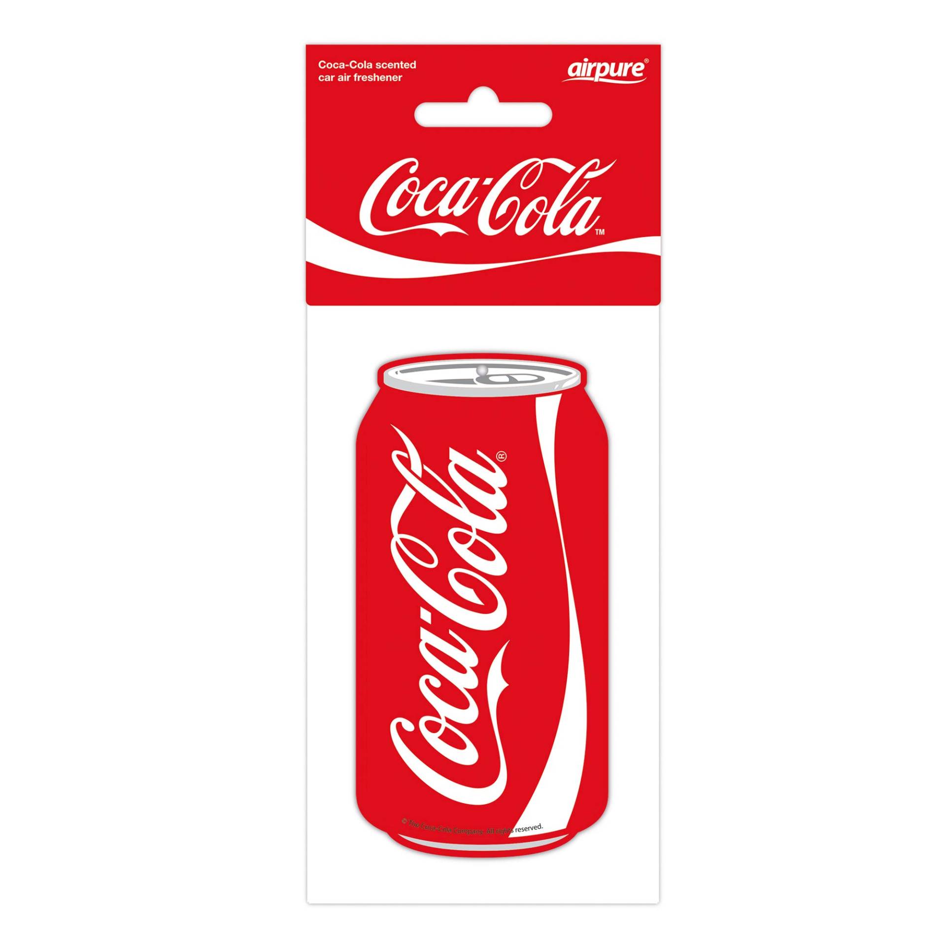 Airflair – Auto Lufterfrischer Original Coca Cola Dose – Autoduft für den Rückspiegel – Duftbaum bekämpft Gerüche im Innenraum & hinterlässt einen süßen Cola-Duft bis zu 30 Tage von airpure