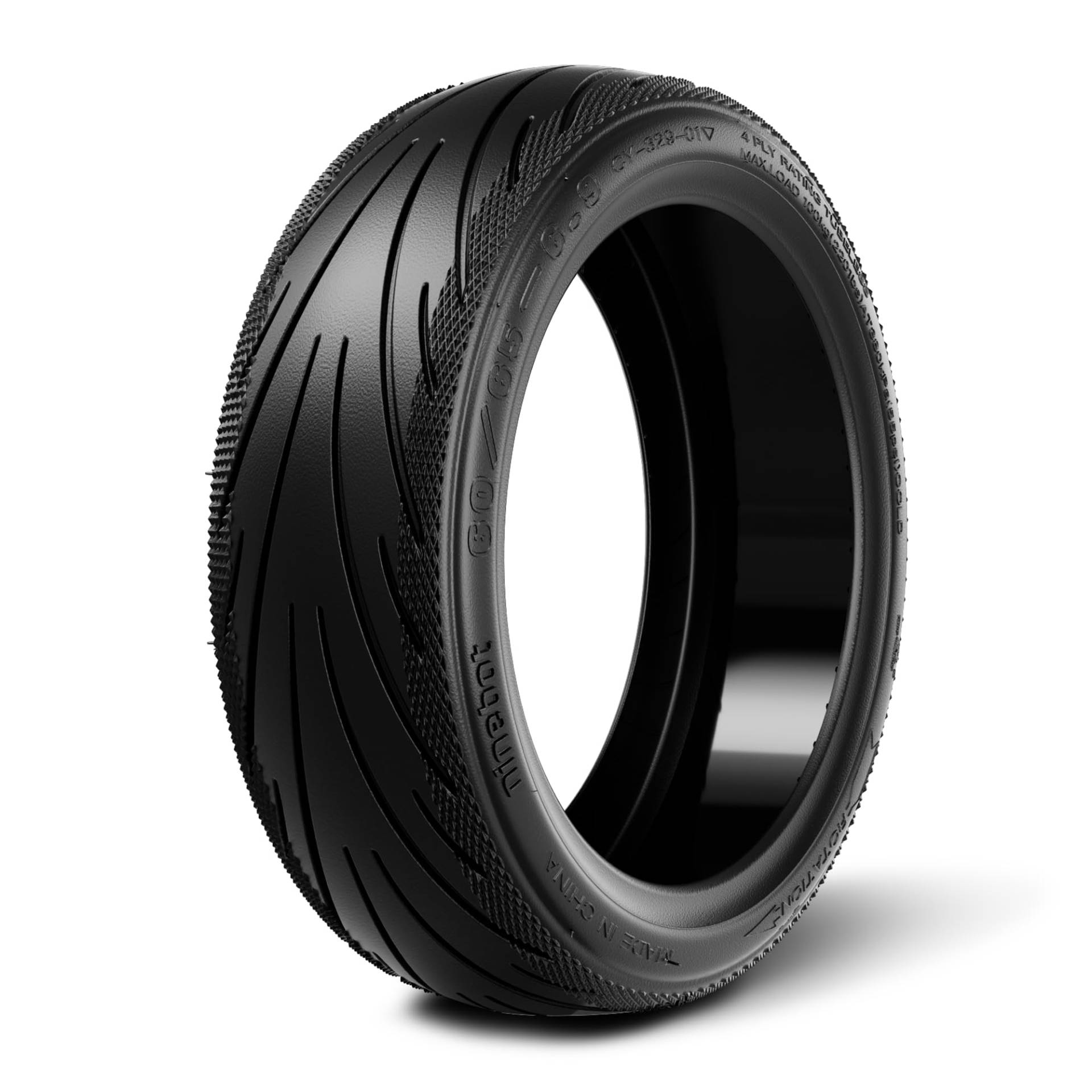 60/65-6.9 Tubeless Hinten Reifen kompatibel mit Segway Ninebot Max G2 G2D G2E G65 KickScooter, 10 Zoll Vakuum Gummi Selbstheilender Rutschfest Außenreifen Max G2 Elektroroller Original Zubehör von airwak