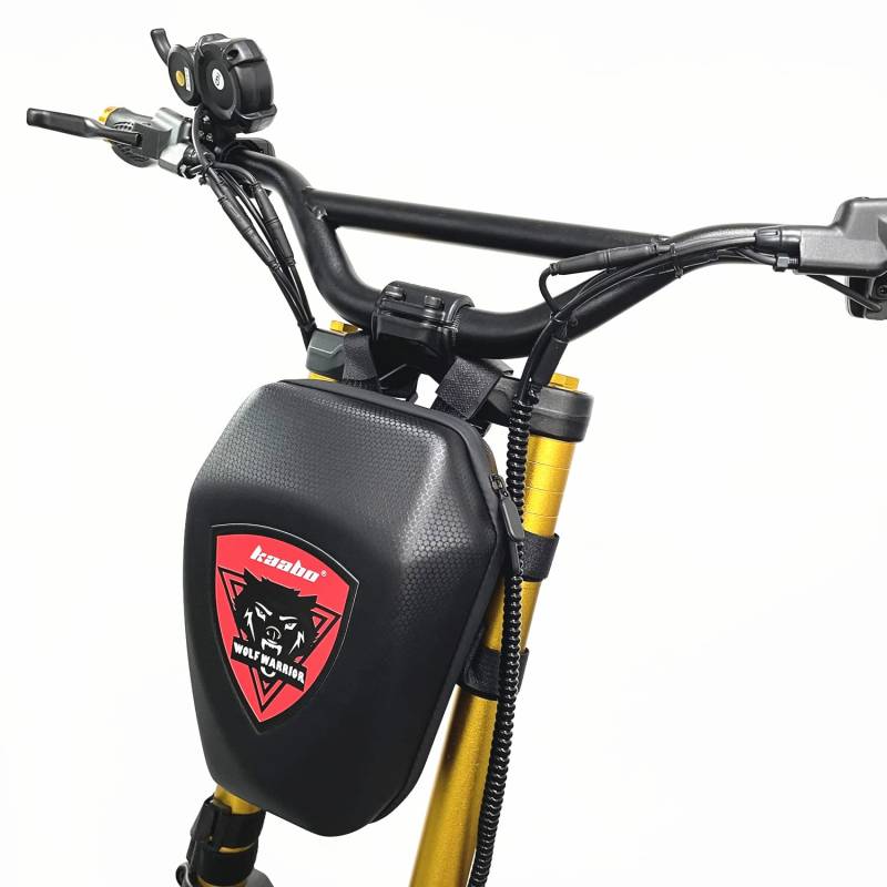 E Scooter Tasche wasserdichte Kompatibel mit Kaabo Wolf King GT Pro Wolf Warrior Elektroroller, Multi-Purpose Rollertasche Hängende Tasche Vorne Tragbare Original Zubehör von airwak