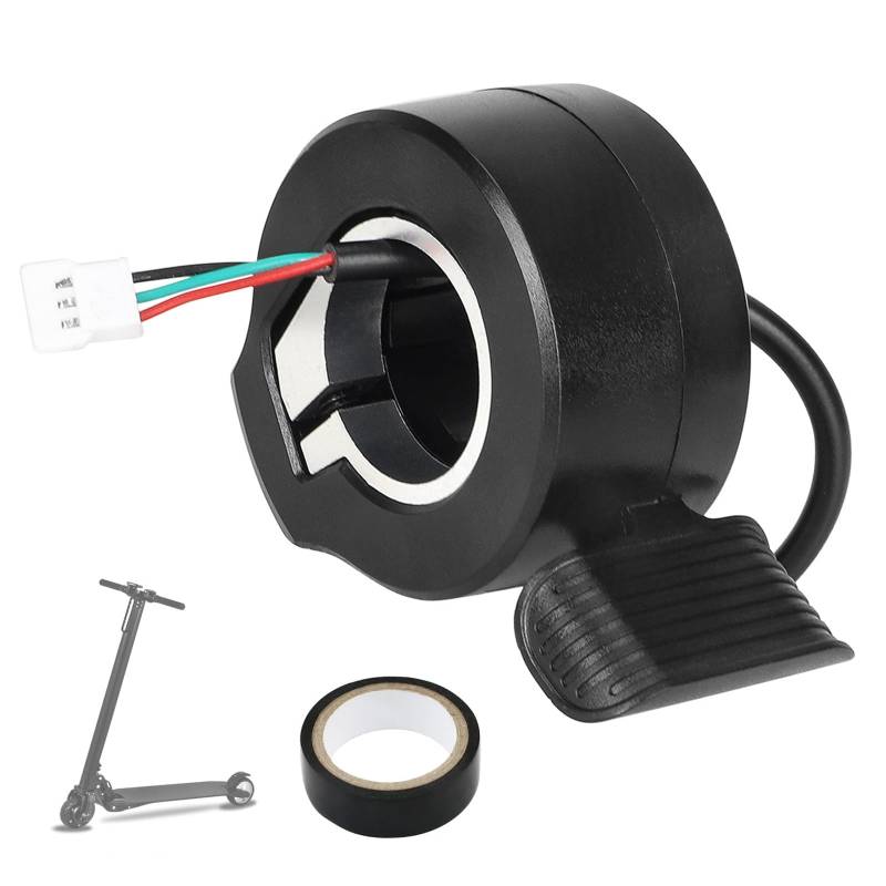 Aiyraa Elektroroller Daumengas, Rutschfest, Wasserdicht, Langlebig, Einfach Installierbar, Geeignet für E-Scooter und Elektrofahrräder, Exquisite Verarbeitung von aiyraa