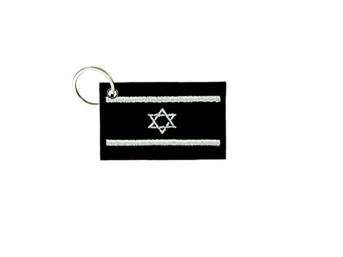Akachafactory Schlüsselanhänger Fahne Flagge flaggen Bestickt anhänger schlüssel Israel camo von Akachafactory