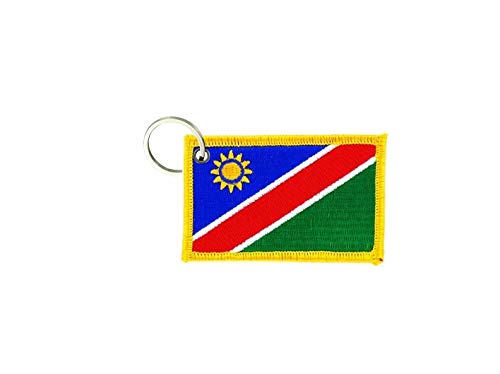 akachafactory Schlüsselanhänger Fahne Flagge flaggen Bestickt anhänger schlüssel Namibia von Akachafactory