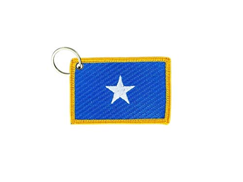 akachafactory Schlüsselanhänger Fahne Flagge flaggen Bestickt anhänger schlüssel Somalia von akachafactory