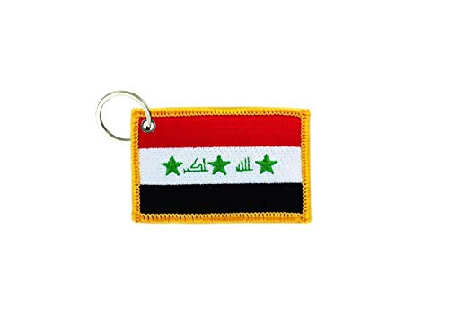 Akachafactory Schlüsselanhänger Fahne Flagge flaggen Bestickt anhänger schlüssel irak Iraq Akachafactory Schlüsselanhänger Fahne Flagge flaggen Bestickt anhänger schlüssel irak Iraq von Akachafactory