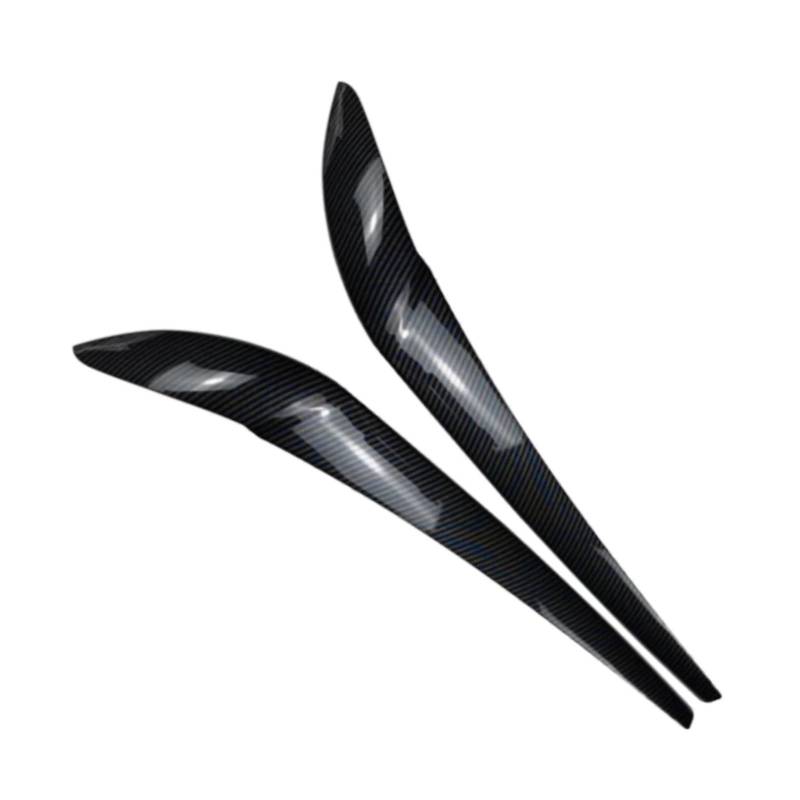 akddaf 1 Paar Auto Frontscheinwerfer Abdeckung Aufkleber Augenbraue Abdeckung,Fit for X3 F25 X4 F26 2014-2017 Kopf Lampe Augenlid Scheinwerfer-Augenbrauenstreifen(ABS Carbon Fiber) von akddaf