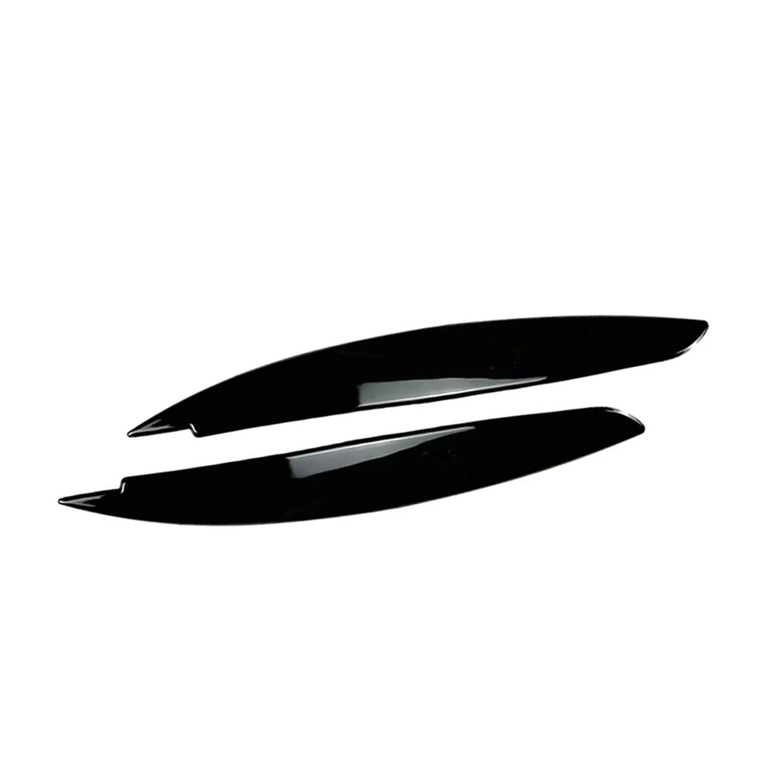 akddaf 2 Stücke Auto Scheinwerfer Lampe Augenbrauen Abdeckung Trim Aufkleber,Fit for 1 Serie E81 E82 E87 E88 2008-2013 Scheinwerfer-Augenbrauenstreifen(Gloss Black) von akddaf