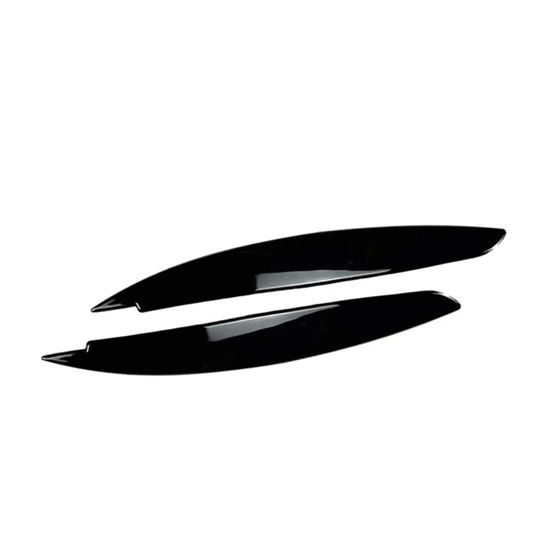 akddaf 2 Stücke Auto Scheinwerfer Lampe Augenbrauen Abdeckung Trim Aufkleber,Fit for 1 Serie E81 E82 E87 E88 2008-2013 Scheinwerfer-Augenbrauenstreifen(Gloss Black) von akddaf