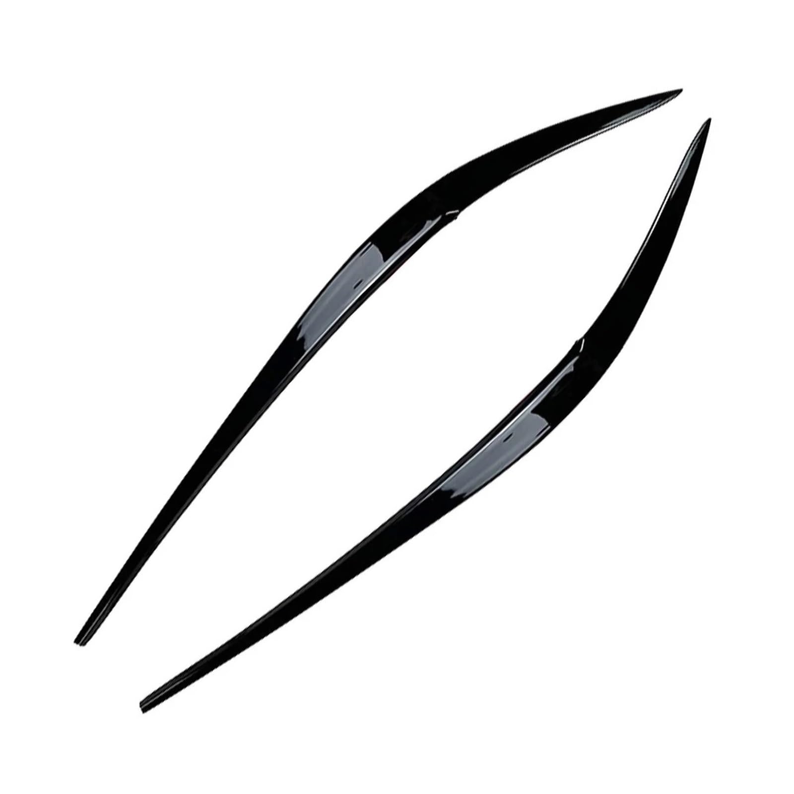 akddaf 2-teilige Aufkleber for die Augenbrauenabdeckung der Autoscheinwerfer, passend for 3er-Serie G20 G28 2019–2023 Scheinwerfer-Augenbrauenstreifen(Gloss Black) von akddaf