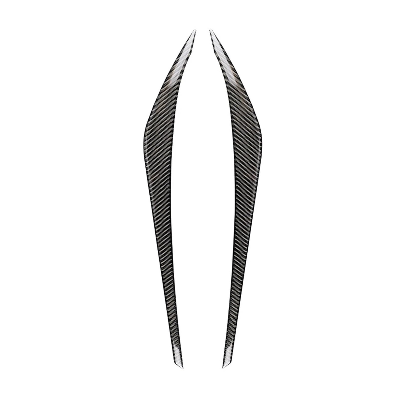 akddaf 2-teilige Frontscheinwerfer-Augenbrauenabdeckung, passend for Hyundai, Elantra 2016–2018 Scheinwerfer-Augenbrauenstreifen(Carbon Fiber Look) von akddaf