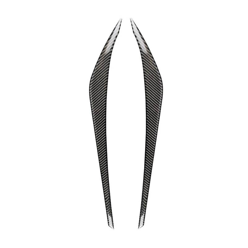 akddaf 2-teilige Frontscheinwerfer-Augenbrauenabdeckung, passend for Hyundai, Elantra 2016–2018 Scheinwerfer-Augenbrauenstreifen(Carbon Fiber Look) von akddaf