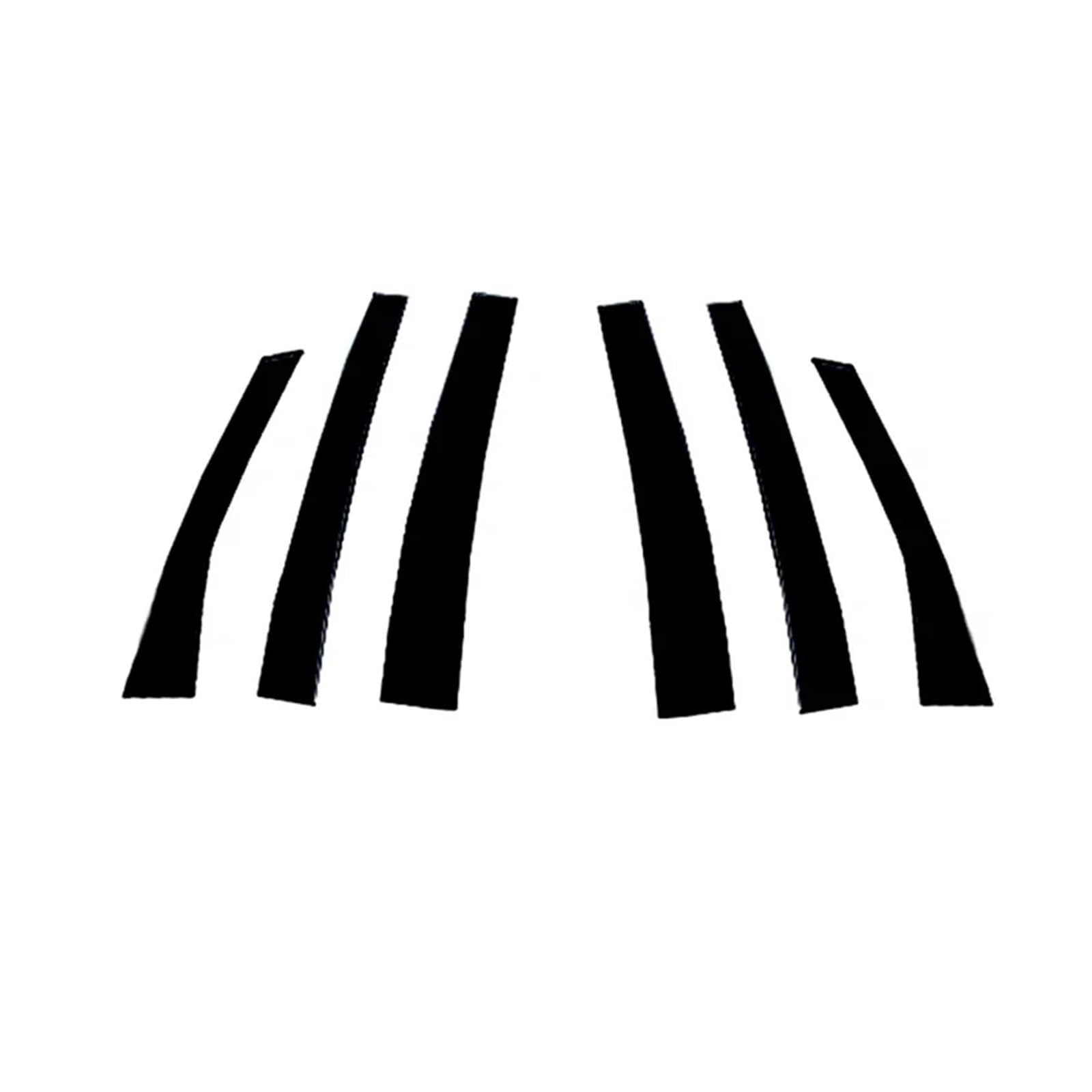 akddaf 6-teilige Auto-Säulenpfosten-Fensterabdeckungs-Zierleisten-Aufkleber, passend for Volkswagen, passend for Polo, Mk4 9N 5-Türer Schrägheck 2002–2010, Auto-Dekorationsformteil Säulendekorationsau akddaf 6-teilige Auto-Säulenpfosten-Fensterabdeckungs-Zierleisten-Aufkleber, passend for Volkswagen, passend for Polo, Mk4 9N 5-Türer Schrägheck 2002–2010, Auto-Dekorationsformteil Säulendekorationsau von akddaf