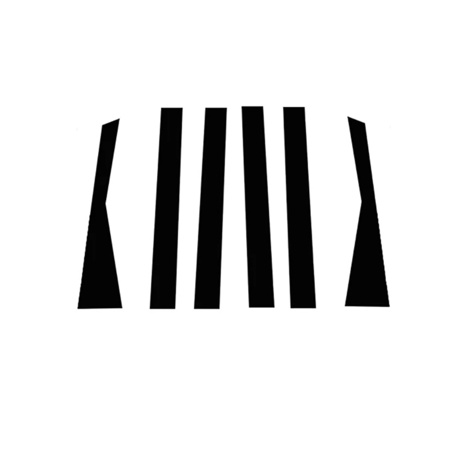 akddaf 6-teilige Auto-Säulenpfosten-Türfensterverkleidung, Aufkleberabdeckung, passend for, B-Klasse W246 2012–2019 Säulendekorationsaufkleber akddaf 6-teilige Auto-Säulenpfosten-Türfensterverkleidung, Aufkleberabdeckung, passend for, B-Klasse W246 2012–2019 Säulendekorationsaufkleber von akddaf