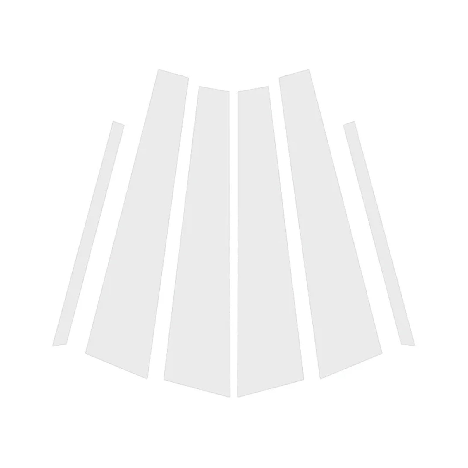 akddaf 6-teilige Säulenpfostenabdeckung, passend for Volkswagen, Volkswagen, Passat B6 2006-2010 B7 2011-2015, Türfenster-Zierleisten, Sitcker-Zubehör Säulendekorationsaufkleber akddaf 6-teilige Säulenpfostenabdeckung, passend for Volkswagen, Volkswagen, Passat B6 2006-2010 B7 2011-2015, Türfenster-Zierleisten, Sitcker-Zubehör Säulendekorationsaufkleber von akddaf