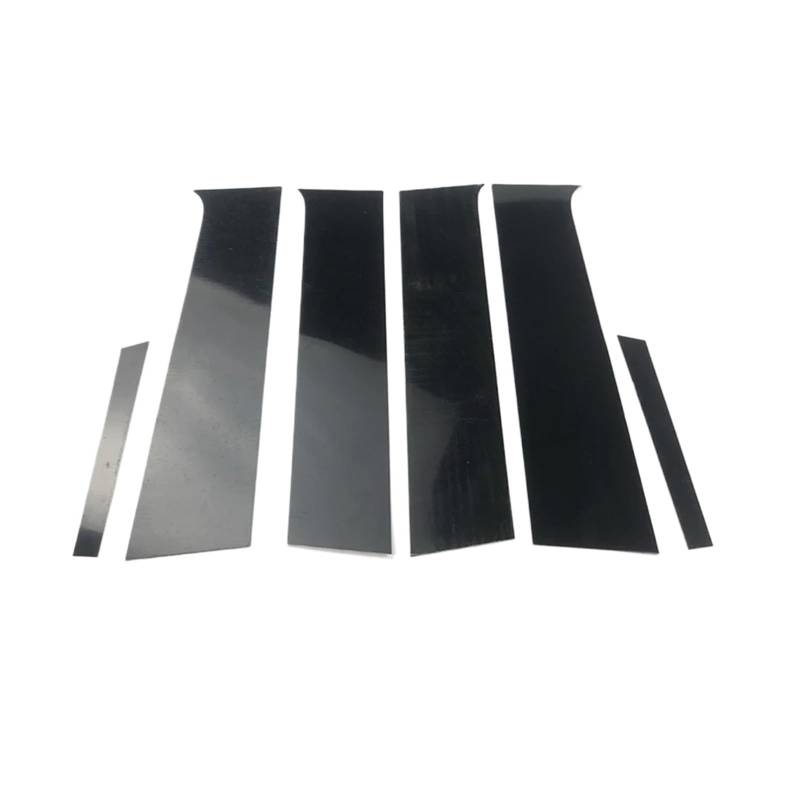 akddaf 6-teiliges Set Autotürsäulen-Aufkleber, passend for Chevrolet, Aveo Sedan 2011–2015 Säulendekorationsaufkleber von akddaf