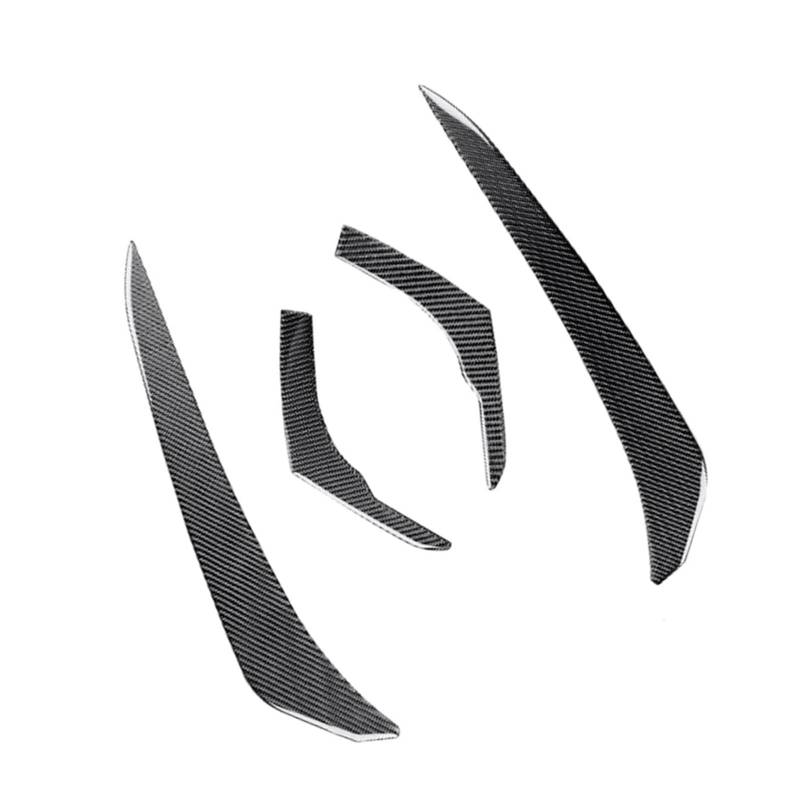 akddaf Aufkleber for die Abdeckung der Autoscheinwerfer-Augenbrauenlider, passend for Toyota, 4Runner 2010–2020 Scheinwerfer-Augenbrauenstreifen(Carbon Fiber Style) von akddaf