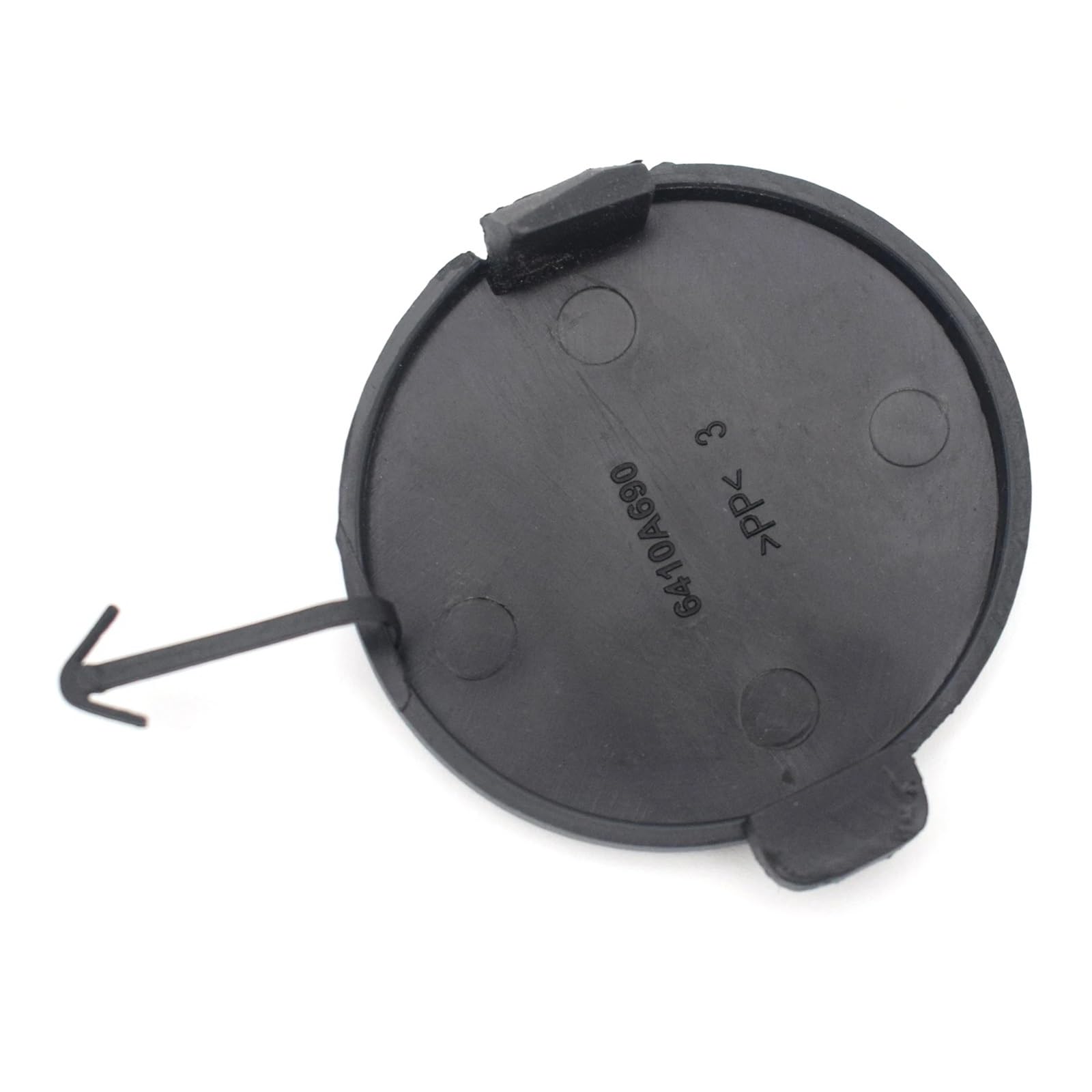 akddaf Auto-Abschlepphaken-Ösenkappe, passend for Mitsubishi, Lancer 2008–2015, ungrundierte hintere vordere Stoßstangenabdeckung, Abschleppen Abdeckung für hinteren Bergehaken(Rear) von akddaf