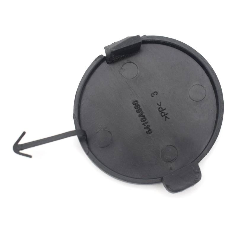 akddaf Auto-Abschlepphaken-Ösenkappe, passend for Mitsubishi, Lancer 2008–2015, ungrundierte hintere vordere Stoßstangenabdeckung, Abschleppen Abdeckung für hinteren Bergehaken(Rear) von akddaf